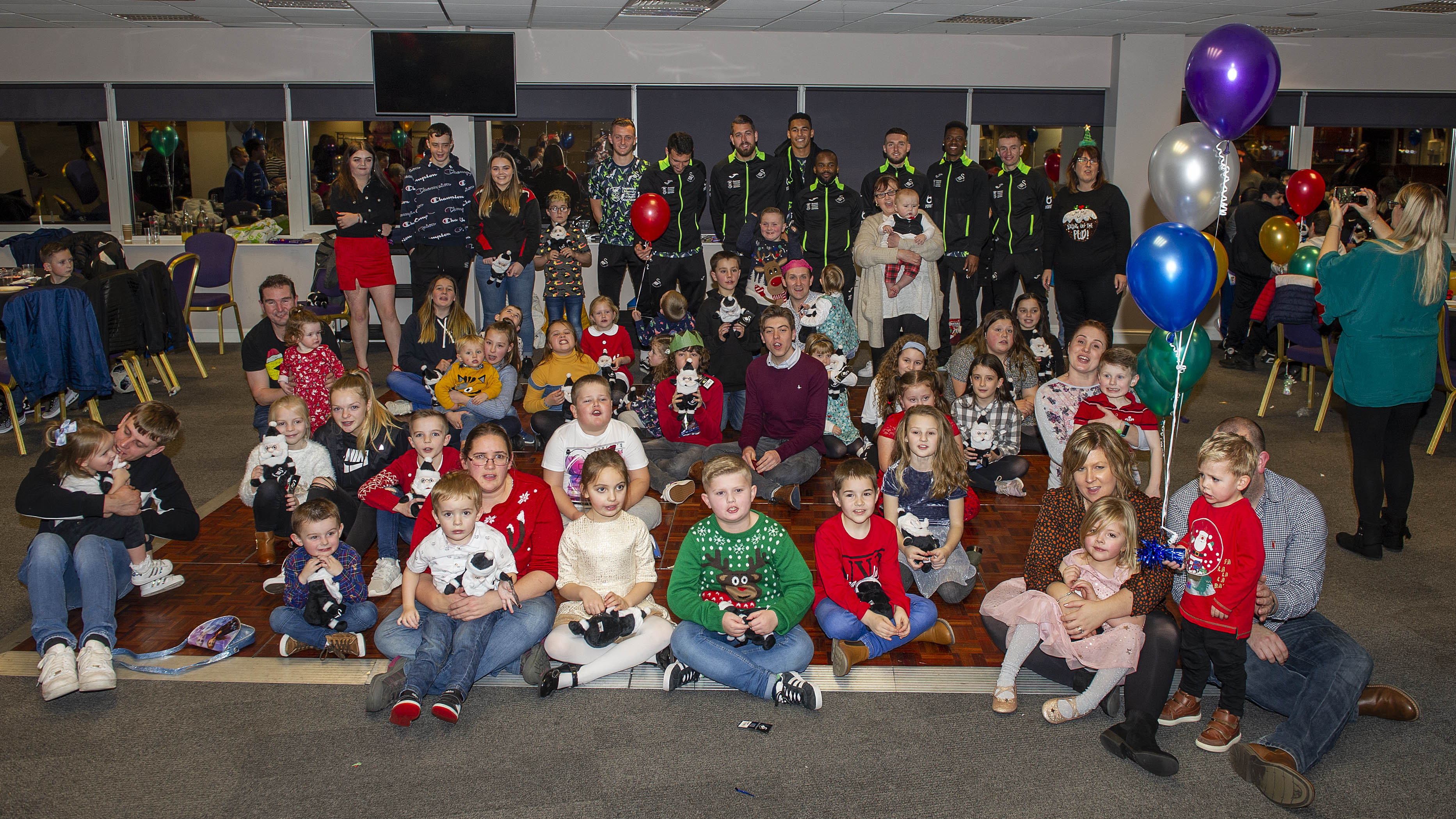 Swansea City's Christmas party | Swansea